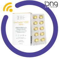 WHC UnoCardio 1000 Mini 小金蛋 95% 高純度深海魚油迷你膠囊版 10 粒【最佳使用日期: 08/2028】