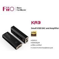 FiiO KA3 DSD512 Balanced Portable Headphone DAC AMP with Detachable Type C