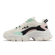 Fila Casual Shoes Filament Beige Green Pink Women's Thick-Soled Heightening Korea [ACS] 5J934X116