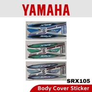 YAMAHA SRX105 Sticker Body Cover Set Coverset Strike Stripe SRX 105 - Blue Black