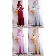 Erx - Maxy Adesti Muslim Women's Clothing, Gamis Dress, Ld 100, Corneli Brocade