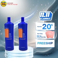 Fanola No Orange Extra Blue Pigment Depigmentation Shampoo 1000ml, helps remove and reduce Orange pi