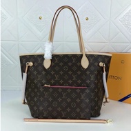 【交货快】New Original LV Neverfull Handbag Two Piece Set/Tote Shopping