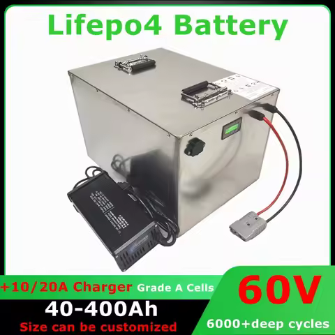 20S 60V 40Ah 80Ah 100Ah 150Ah 200Ah 240Ah 300Ah 400Ah Lifepo4 Battery for 3KW 6KW EV RV Motorcycle T