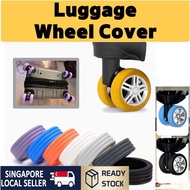 SG Luggage Wheel Cover ProtectorTrolley Case Castor Shoes Travel Baggage Suitcase Wheel Silicone Pro