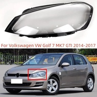 For Volkswagen VW Golf 7 MK7 GTI 2014 2015 2016 2017 Lamp Shade Headlamp Cover Transparent Headlight