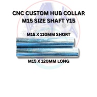 DISTANCE COLLAR BUSH FOR SPORT RIM CNC CUSTOM HUB M15 SIZE SHAFT Y15 Y15ZR Y16 Y16ZR MOTORCYCLE