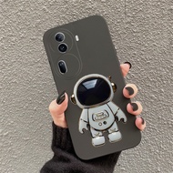 Phone Case OPPO Reno 11 Pro 5G Smooth and Light Soft Cases + Astronaut Holder Cover for OPPO Reno11 5G 11 F Back Cover Casing