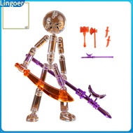 Lingoer| 7 INTERCHANGEABLE ACCESSORIES: Comes with a full set of 7 handheld items(swords axes staffs