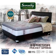 Serenity Elite Impressa Pocket Spring 180 x 200 180x200 Springbed Only