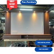 𝗙𝗥𝗘𝗘 𝗜𝗡𝗦𝗧𝗔𝗟𝗟- Amylee  6ft/8ft TV Cabinet | Hanging Cabinet | Almari TV Dinding