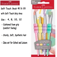 Faber Castell Paint Brush Soft Touch Grip Brush 48 16 20 No: 4 8 10 12