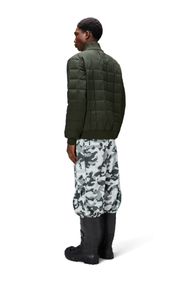 RAINS Liner High Neck Jacket復古絎縫高領外套/ Green綠色/ S/ AW23