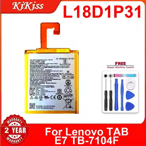 Durable Fast-Charging L18D1P31 Tablet Battery For Lenovo Tab E7 Tb-7104F 2750Mah
