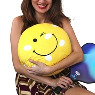 Millennials In Motion Cheese Pickleball Plush Pillow Round Funny Wiffle Ball Gift for Dink Master wi