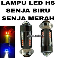 H6 Laser Alien Headlight Model H6 Laser 2 Color Hi Low 20 Watt h6 001 Led Bulb
