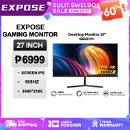 EXPOSE Gaming Monitor for PC 27 Inch 4K Computer Monitor 144HZ Curve Monitor 24 Inch Monitor 165HZ M