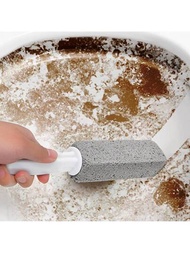 1入組浮石馬桶刷，家用強力去除劑清潔工具，用於死角和尿垢，馬桶清潔劑，用於邊緣和碗