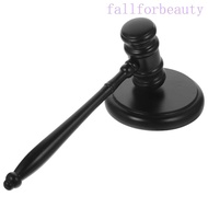 FALLFORBEAUTY Judge Hammer, Wood Gavel Attorney Decorative Costume Sound Block, High Quality Clear L