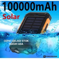 SOLAR POWERBANK CEPAT SELAGI MASIH ADA PROMOSI 100000mAh 100%original