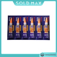 3PCS Perekat Master Tip Billiard Lem Cue Tip Lem Super Liquid 2g