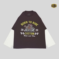 Kama Garage - Double Layer T-shirt - Children's Long Sleeve T-shirt