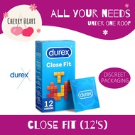 [Discreet & Cheap SG Seller] Durex Close Fit Condoms 12s [Bundle of 1/2/3]