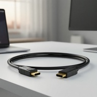 1.8M DisplayPort Cable for 4K TV, PC, Laptop, Monitor, High Definition Video, and Audio  1.8M Kabel 