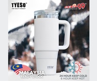 [CERIA99] TYESO Tumbler With Handle 900ml/1200ml Stainless Steel Insulated Thermos Flask Water Bottle (BC26-0279/0280)