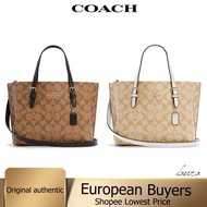 COACH MOLLIE25 Medium tote small khaki tote denim C4250