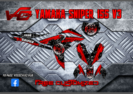 Decals Sticker for Yamaha Sniper 155 V3 Circuit