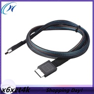 PCIE4.0 MINI SAS Cable 24Gbps Oculink Data Extension Cable SFF-8611 to SFF-8611 Server Data Transfer