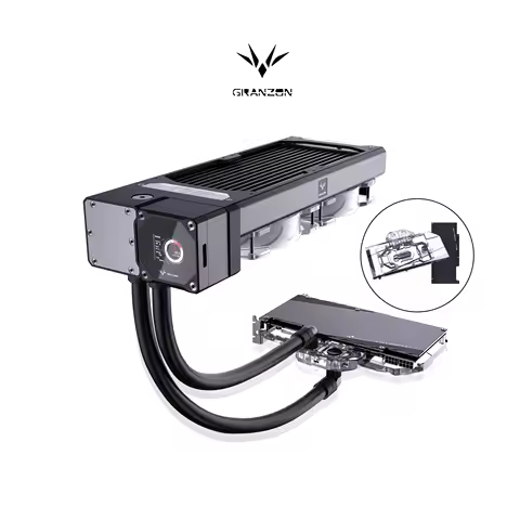 Granzon Water Cooling Kit for RTX 3070/ 3080/ 3090 RX6900X AIO GPU Block Pump 240mm Radiator PC Cool