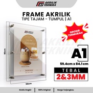 A1 Acrylic Frame Wall Poster Frame/ Acrylic Menu Display/