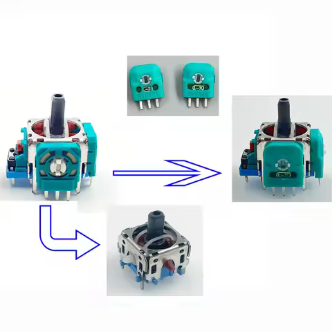 100PCS For Dualsense PS5 Hall Effect Stick Controller Magnetic Effect Drift With PS5 Original Inner 