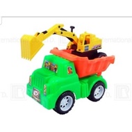 Hot Toys Truck Sand Play Set With Scoop Equipment Loader Backhoe 9752