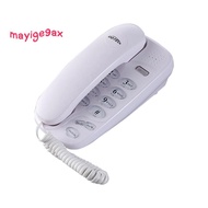 -580 Big Button Corded Phone Wall-Mounted Telephones Machine Support Wall Mount or Desk Phone