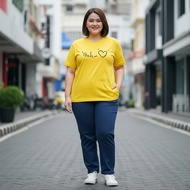 KATUN Jumbo Yeahu Women's Cotton T-Shirt Big Size Women's T-Shirt 7XL 6XL 5XL 4XL 3XL 2XL XL L