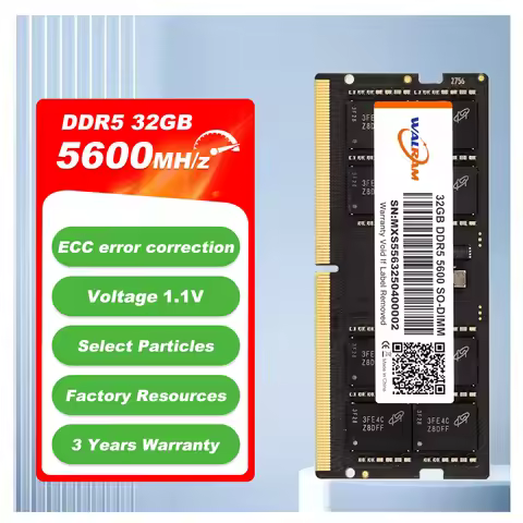 High Quality DDR5 RAM Memory 8GB 16GB 32GB for Gaming Laptops 4800Mhz 5200Mhz 5600Mhz