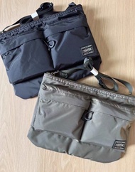 日本吉田包 Porter Force  shoulder bag 多功能 斜咩袋 綠色 黑色 灰色