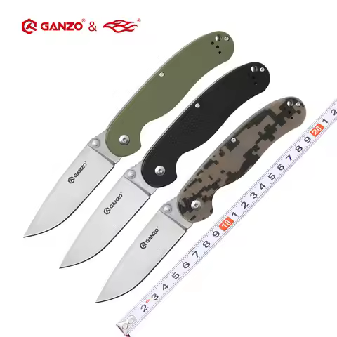 Ganzo Firebird FBknife G727M 440C G10 Handle Folding knife Survival Camping tool Hunting Pocket Knif