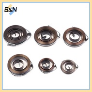 B&N   1Pc 0.7-1.5 Thiness 680-1540mm Length Spiral Flat Wire Coil Torsion Spring Constant Force Exte