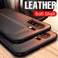 For Huawei P50 P40 P30 P20 Pro P40 P30 Lite Luxury Leather PU Soft Silicone Slim Shockproof Bumper Case Cover