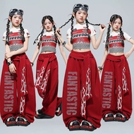Jazz Girl Suit Girl Street Dance Children's Performance Trendy Costume Medium Big Children jazz Hip-