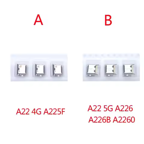 100Pcs USB Charging Port For Samsung Galaxy A22 4G 5G A225F A225 A226 A226B A2260 Dock Charger Conne