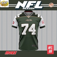 [NFL OVERSIZED BERSULAM] LOKALTEEZ NFL06 NFL Edition MORI 280GSM JERSEY