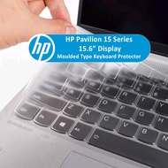 Keyboard Protector for HP Pavilion 15 Series, Keyboard Cover Silicone 15 Inch 15.6" Display