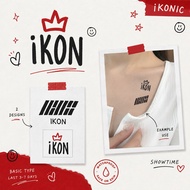 IKON - STICKY TATTOO TEMPORARY TATTOO KPOP IKONIC