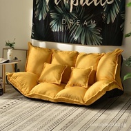 [Fast Delivery]Folding tatami sofa Double simple leisure sofa New fabric lazy sofa