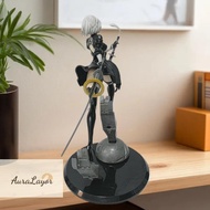 [AuraLayor] NieR Automata 2B No.2 Tpye B Anime Figures Doll Cartoon PVC Doll Ornament Desktop Orname